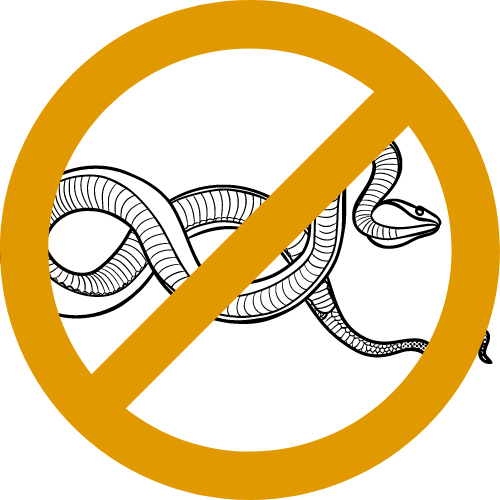 interdiction aux serpents